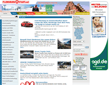 Tablet Screenshot of flensburg-stadt.net